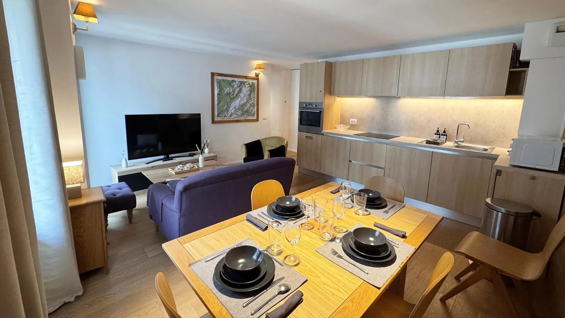 شقة Modern 2-Br In The Heart Of شامونكس 0*,  فرنسا